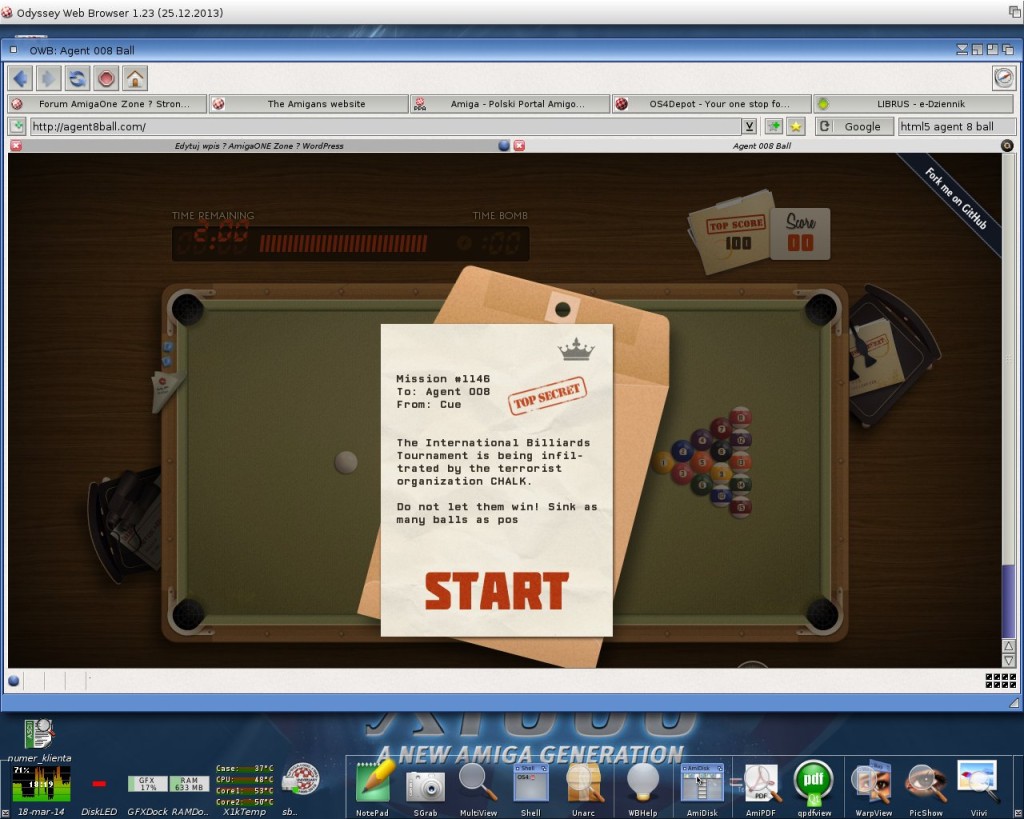 Agent 8Ball - gra w HTML5