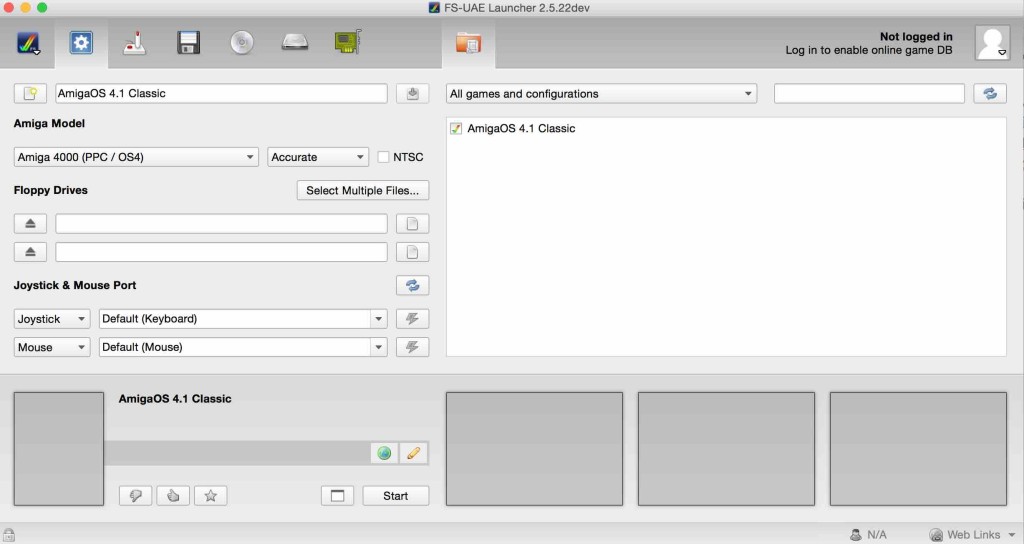 Zakładka „Main Configuration Options” 
