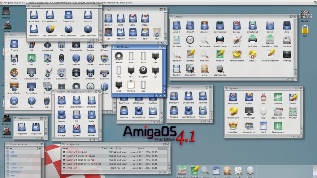 AmigaOS 4.1 Final Edition w pełnej krasie