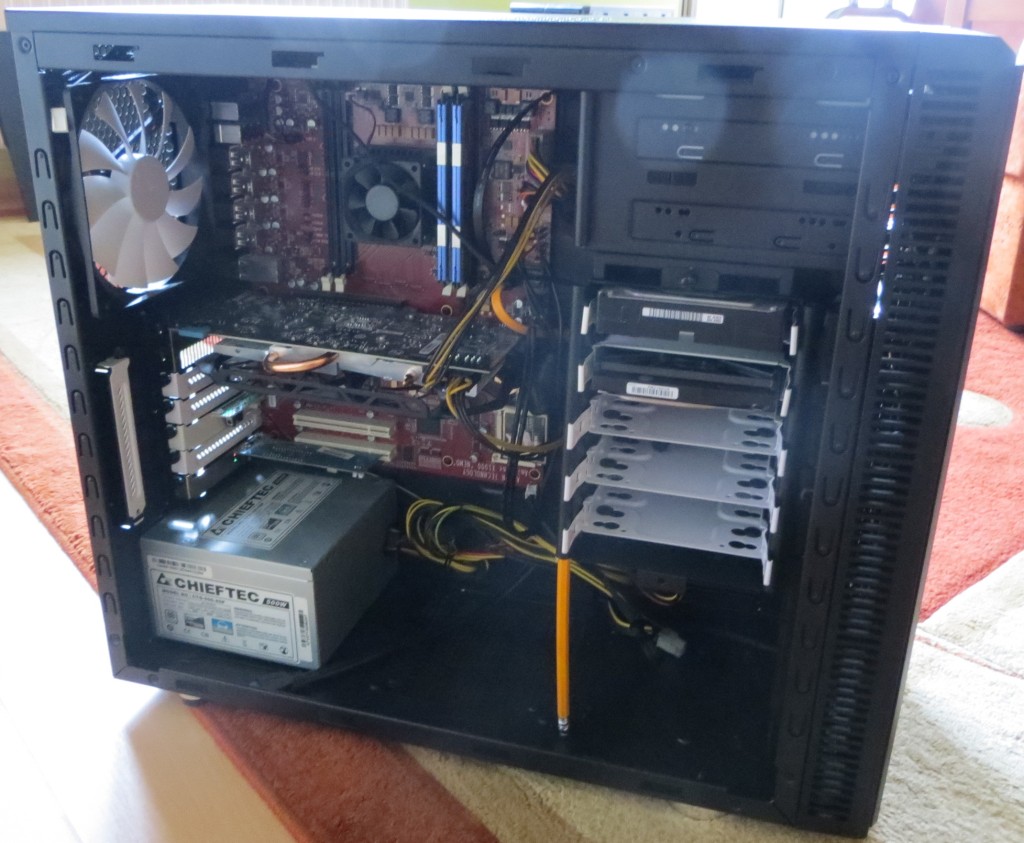 AmigaOne X1000 po zakończonym montażu