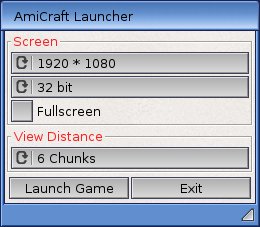 Amicraft - launcher