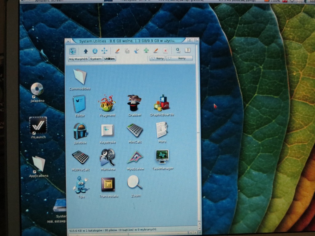 Utilities w systemie Morphos