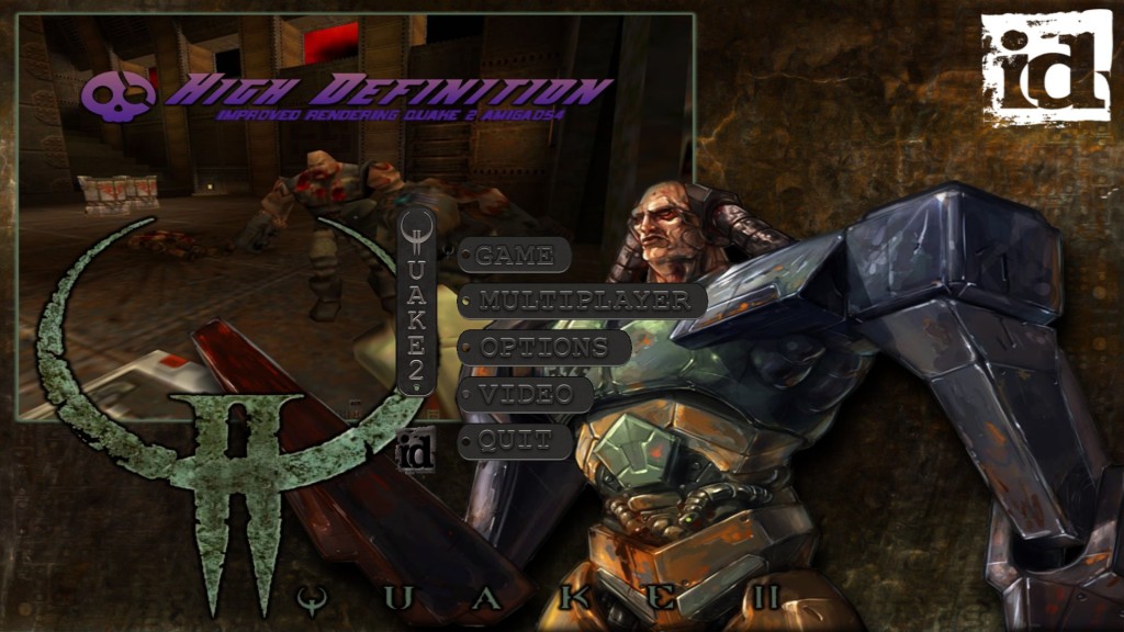 Quake 2HD - ekran startowy