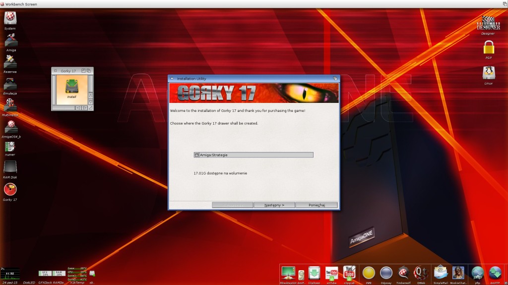 Gorky 17 - instalacja gry