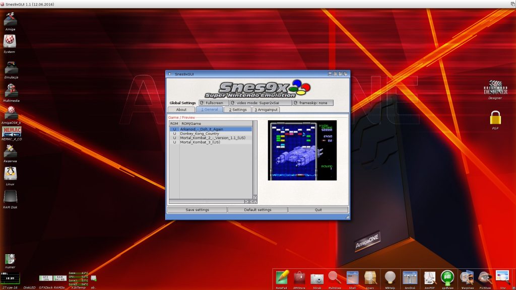 Snes9x - GUI alternatywne