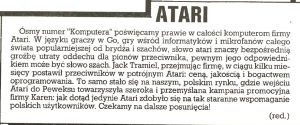 Atari dbało o reklamę i marketing już w 1986 roku