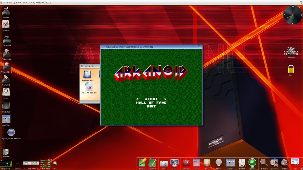 Arkanoid na AmigaOS 4