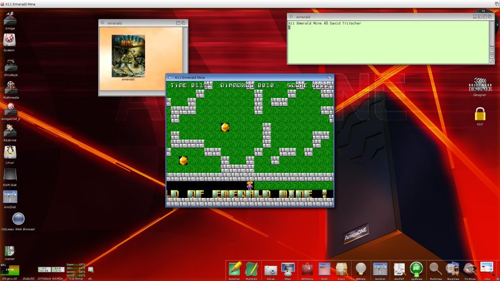 Emerald Mine w oknie Workbencha 4.1